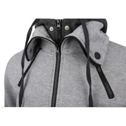Quality Double Zipper Hoodie Jacket